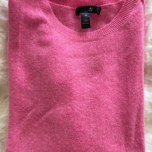 Aqua 100% cashmere pink sweater